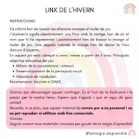 Vista previa - Tarjetas / Manipulativos - Lince®️Hivern - página 1