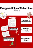 Vorschau - Stundenentwürfe - Klanggeschichten Weihnachten GS 1 + 2 - Deckblatt