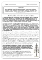 Vorschau - Arbeitsblätter - Wochenlesen - Das Maibaumfest / 1. Mai / Tag der Arbeit - Seite 1