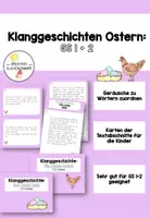 Vorschau - Stundenentwürfe - Klanggeschichten Ostern GS 1+2 - Deckblatt