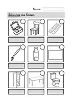 Vorschau - Arbeitsblätter - DaZ: AB (Schulmaterial) -Silben schwingen - Seite 2