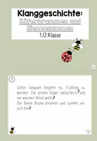 Vorschau - Stundenentwürfe - Klanggeschichte Frühling GS 1 Käferbrummen und Bienensummen - Seite 2