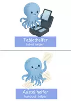 Vorschau - Poster - Klassendienste Krakenklasse / Helping Hands / Oktopus - Seite 3
