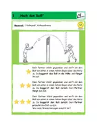 Vorschau - Stationenlernen - Volleyball - Baggern - Stationen - Deckblatt