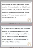 Vorschau - Fördermaterial/Inklusion - Städte Spezial Delhi: Fehlerteufel Lesekarten Großschreibung - Seite 3