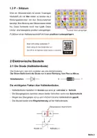 Vorschau - Unterrichtsreihen - Elektronische Bauteile I Halbleiter Silizium I Schaltungen erstellen I Anleitungen für die Praxis + verlinkte Erklärvideos zur Vertiefung - Seite 2