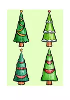 Vorschau - Spiele - Weihnachtsbaum Puzzle, Weihnachtsbaumhälften zordnen, Paare finden - Seite 2