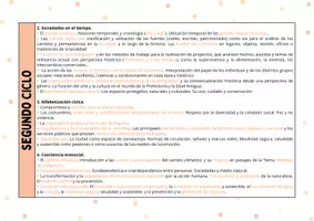 Vista previa - Para docentes: organización, planificación y formación - Tabla de saberes básicos áreas Educación Primaria - página 3
