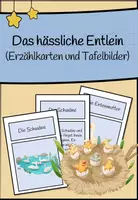 Vorschau - Präsentationen/Tafelbilder - Das hässliche Entlein - Erzählkarten - Tafelbilder - Deckblatt