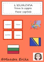 anteprima - Giochi - Europa-gioco delle coppie Stato-capitale - Pagina di copertina