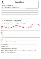 Vorschau - Arbeitsblätter - Planungsbogen und Schreibbogen - Deckblatt