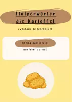 Vorschau - Arbeitsblätter - Stolperwörter Sätze lesen Kartoffel - Deckblatt