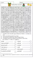 Vorschau - Arbeitsblätter - Suchsel Weihnachten - Deckblatt