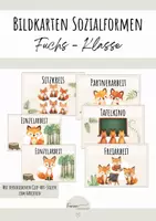 Vorschau - Poster - Bildkarten Sozialformen - Fuchs-Klasse - Deckblatt