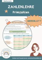 Vorschau - Poster - Grundlagen der Teilbarkeit – Merkblätter – wachsendes Materialpaket - Deckblatt