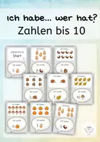 Vorschau - Spiele - Zahlenraum 10 - Ich habe...wer hat? - Deckblatt