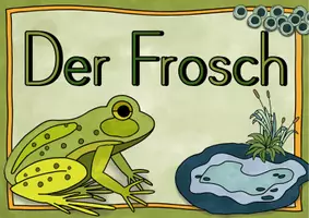 Vorschau - Stationenlernen - Plakat der Frosch - kostenlos downloaden - Seite 1