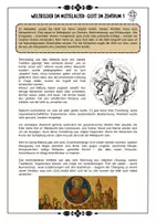 Vorschau - Arbeitsblätter - Das Weltbild im Mittelalter - Einstieg, Aussagen und Meinungen, Sachtext mit Aufgaben und Lösungen (Klasse 7 8 9) - Seite 3