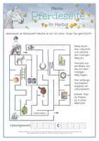Vorschau - Arbeitsblätter - Mein Pferdetagebuch: Meine Pferdeseite im Herbst - Seite 2