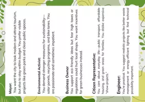 Vorschau - Stationenlernen - 3 Roleplays on being Green - B2 level, sustainability - Seite 3