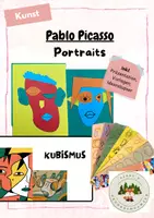 Vorschau - Mal- und Bastelvorlagen - Picasso - Portraits - Deckblatt
