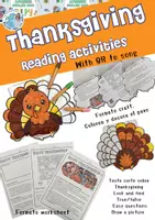 Vista previa - Hojas de trabajo - Thanksgiving reading activity - Portada