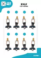 Vorschau - Stationenlernen - Step-Aerobic ⎮ Grundschritte Anfänger - Stationskarten - Seite 2
