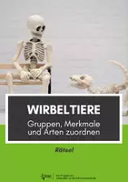 Vorschau - Arbeitsblätter - Wirbeltiere ⎮ Gruppen, Merkmale und Arten zuordnen - Deckblatt