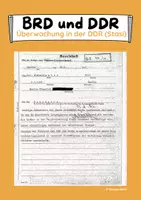 Vorschau - Arbeitsblätter - Überwachung in der DDR (Stasi) - Deckblatt