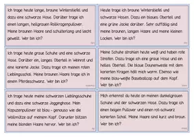 Vorschau - Stationenlernen - Wer bin ich? - Lesespiel/Leserätsel Jahreszeiten Winter - Seite 3