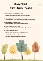 Vorschau - Spiele - Fingerspiele "Im Wald" - spielerisch Sprache, Motorik und Konzentration fördern - Seite 2