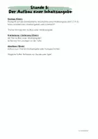 Vorschau - Arbeitsblätter - Der Aufbau einer Inhaltsangabe - Seite 1