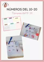 Vista previa - Tarjetas / Manipulativos - TRABAJAMOS LOS NÚMEROS DEL 10-20 - Portada