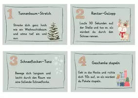 Vorschau - Anderer Materialtyp - Bewegungsadventkalender - grün - Seite 1