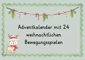 Vorschau - Anderer Materialtyp - Bewegungsadventkalender - grün - Deckblatt