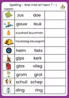 Voorbeeld - Wat mist er? kern 7 maan en zon bewegend leren - Voorblad