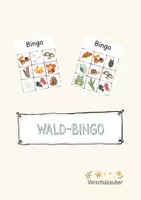 Vorschau - Arbeitsblätter - Wald-Bingo – spielerisch Tiere und Pflanzen entdecken - Deckblatt