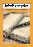 Vorschau - Arbeitsblätter - Die Einleitung einer Inhaltsangabe schreiben - Deckblatt
