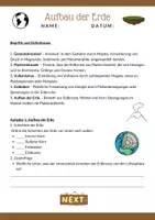 Vorschau - Arbeitsblätter - Gesteinskreislauf und Plattentektonik – Aufbau der Erde, Kontinentalverschiebung, Vulkanismus und Erdbeben - Seite 2