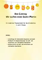 Vorschau - Text - Theaterstück:
Das Casting: Wir suchen einen Sankt Martin - Seite 1