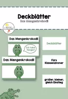 Vorschau - Poster - Die kleine Eins und das Mengenkrokodil: Deckblatt - Deckblatt