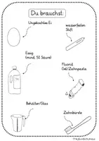 Vorschau - Arbeitsblätter - Unsere Zähne: Zahnhygiene - Versuch mit Ei - Seite 3