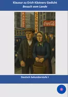 Vorschau - Klassenarbeiten - Erich Kästner: "Besuch vom Lande" (Klausur + EHZ) - Deckblatt
