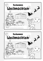Vorschau - Arbeitsblätter - Freiarbeitsheft Mathe Weihnachten 1. Klasse Freiarbeitsmaterial Rechenmini - Seite 2