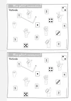 Vorschau - Arbeitsblätter - Freiarbeitsheft Mathe Weihnachten 1. Klasse Freiarbeitsmaterial Rechenmini - Seite 3