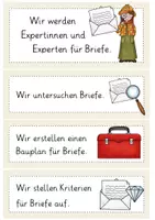 Vorschau - Unterrichtsreihen - Briefe schreiben - ganze Einheit inkl. Material - Seite 1