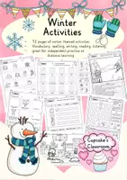 anteprima - Esercizi - English - Winter - Esercizi - Pagina di copertina