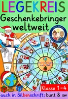 Vorschau - Mal- und Bastelvorlagen - Geschenkebringer in aller Welt LEGEKREIS (Weihnachten in anderen Ländern weltweit) - Deckblatt