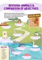 Vorschau - Arbeitsblätter - Revision - Animals & Comparison of Adjectives (passend zu MORE! 3 Unit 4) - Seite 1