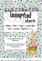 Vorschau - Spiele - Klettmappe: Lesepfad Ostern mit Hansi Hase - Deckblatt